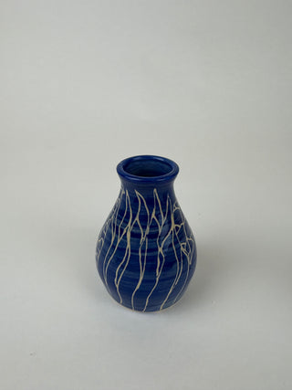 Mini Vase - Blue & White