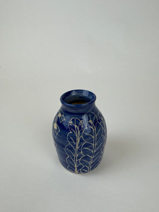 Mini Vase - Blue & White