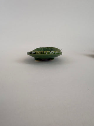Soap Dish - Green Squiggle