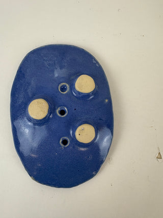 Soap Dish - Blue Squiggle