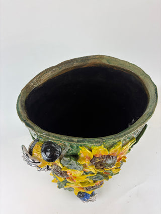 Umbrella Stand -Sunflowers