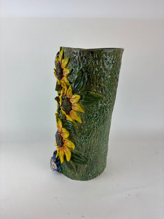 Umbrella Stand -Sunflowers