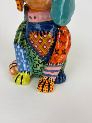 Animal Sculpture - Patchwork Dog Rufus
