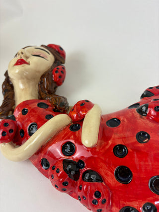 Wall Girl - Lady Bug