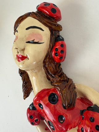 Wall Girl - Lady Bug