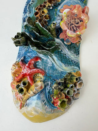 Sculpture - Large Hanging Coral Beach