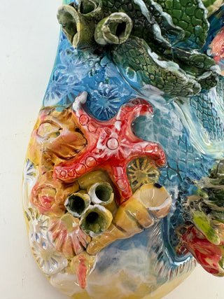 Sculpture - Large Hanging Coral Beach