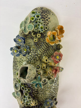 Sculpture - Large Hanging Coral Copper