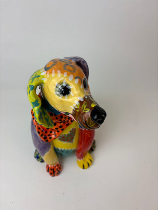 Animal Sculpture - Patchwork Dog Bandit