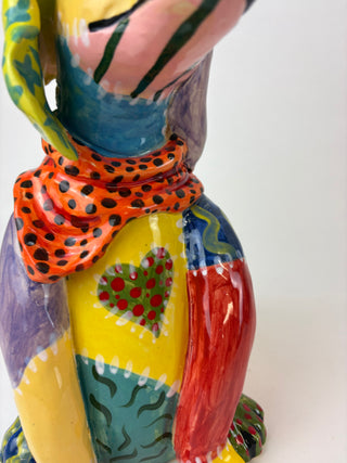Animal Sculpture - Patchwork Dog Bandit