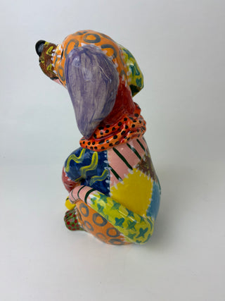 Animal Sculpture - Patchwork Dog Bandit