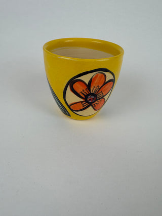 Mini Beaker - Yellow Deco