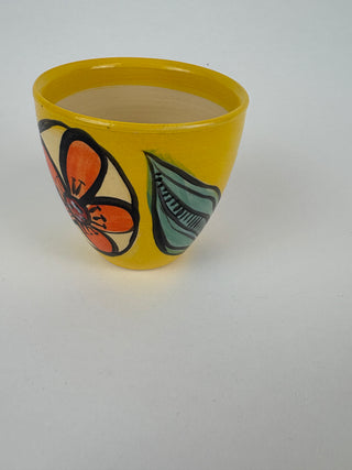 Mini Beaker - Yellow Deco