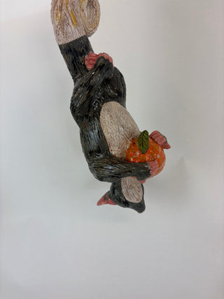 Animal Sculpture - Hanging Possum Orange blue ears