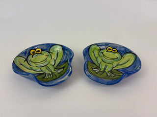 Spoon Rest - Frog on Blue