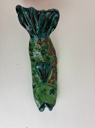 Wall Fish - Bass Green
