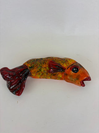 Wall Fish - Bass Orange
