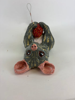 Animal Sculpture - Hanging Possum Strawberries