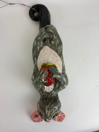 Animal Sculpture - Hanging Possum Strawberries