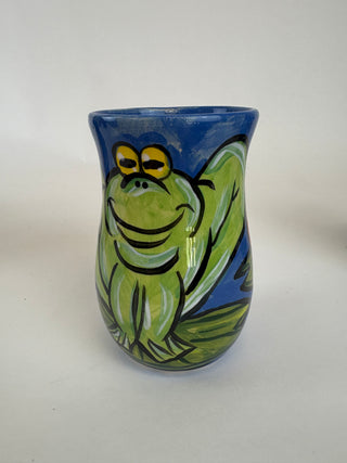 Mug - Frog on dark blue