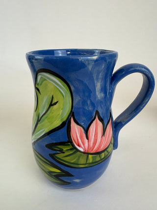 Mug - Frog on dark blue