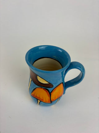 Mug - Mushroom on light Blue