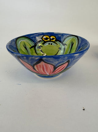 Dipping Dish - Froggy on Dark Blue