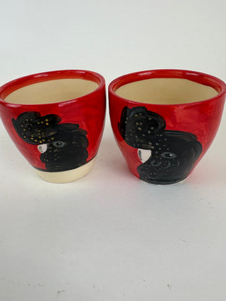 Espresso Cup  - Black Cockatoo