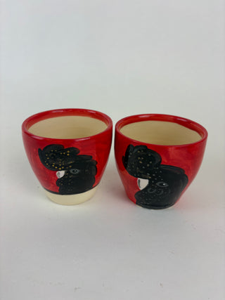 Espresso Cup  - Black Cockatoo