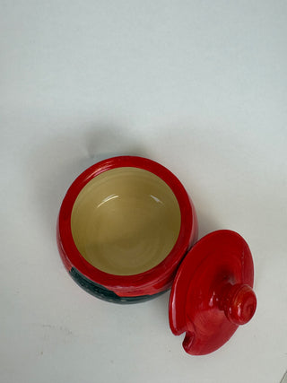 Round Sugar Bowl - Black Cockatoo