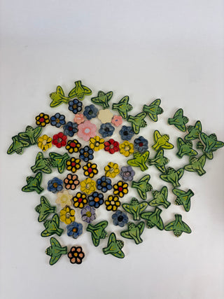 Tile Pack - Frogs with flowers