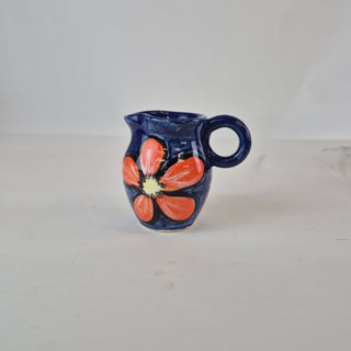 Mini Milk Jug - Orange Flower