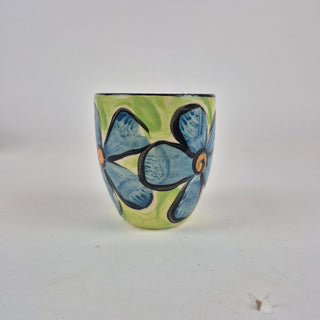 Mini Beaker - Blue Flower