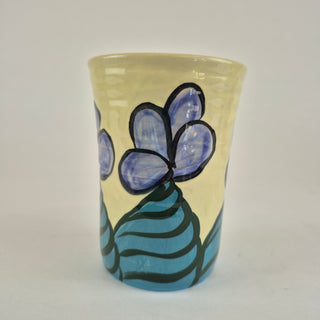 Large Beaker - Blue Flower