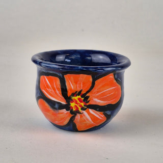 Relish Pot - Orange Flower