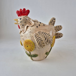 Sculpture - Chicken Large Flora