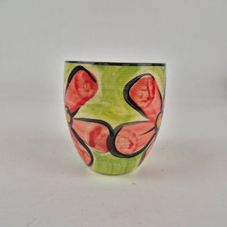 Mini Beaker - Red Flower