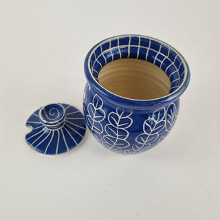 Sugar Bowl - Blue & White