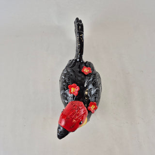 Animal Sculpture - Bush Turkey with flowers