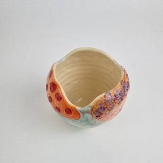 Carved Bowl Small - Mushrooms