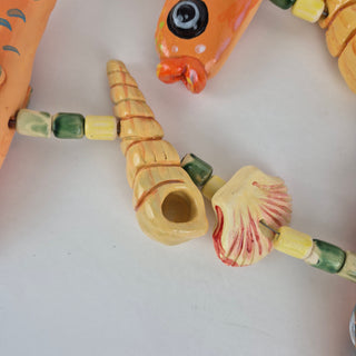 Hanging Beaded One Fish Two Fish