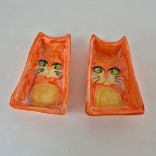 Trinket Dish - Orange Cat