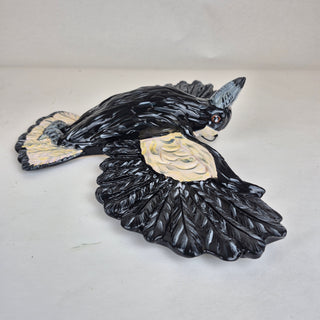 Animal Sculpture - Wall Magpie in flight