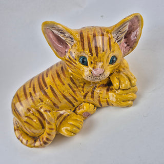 Animal Sculpture- Tiger Lily Cat