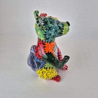 Animal Sculpture - Patchwork Dog 4