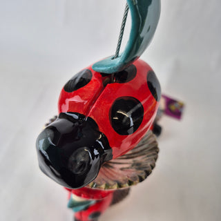 Hanging Beaded Ladybirds