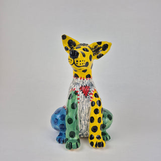 Animal Sculpture - Patchwork Dog Dave
