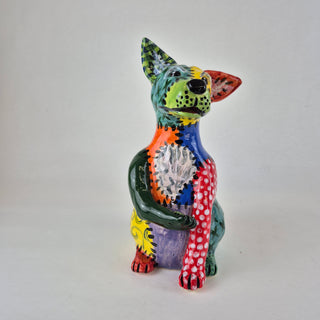 Animal Sculpture - Patchwork Dog 4