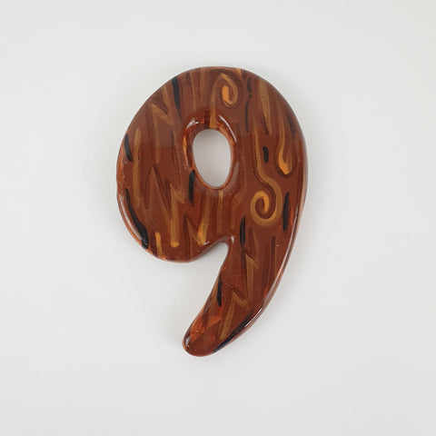 9 Brown - House Number