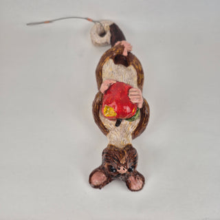 Animal Sculpture - Hanging Possum Apple